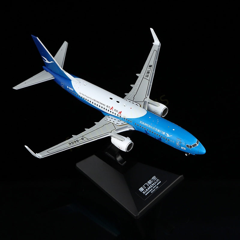 1:400 YY Wings Xiamen Air B737-800 B-5656 Aircraft Model Free Tractor+Stand