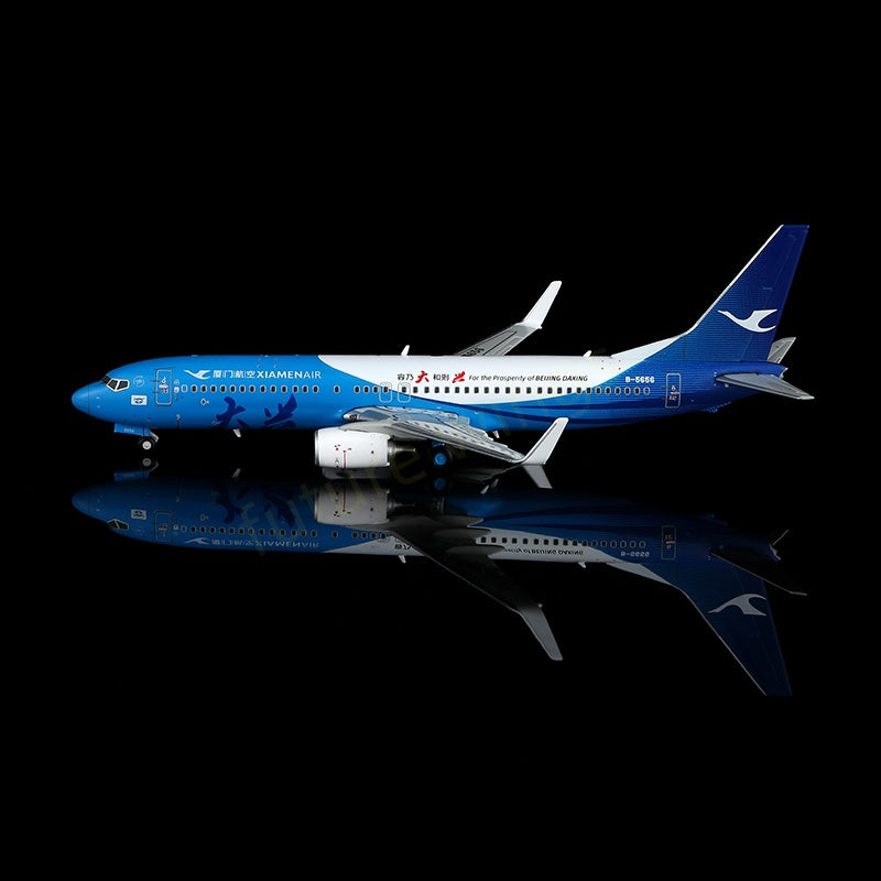 1:400 YY Wings Xiamen Air B737-800 B-5656 Aircraft Model Free Tractor+Stand