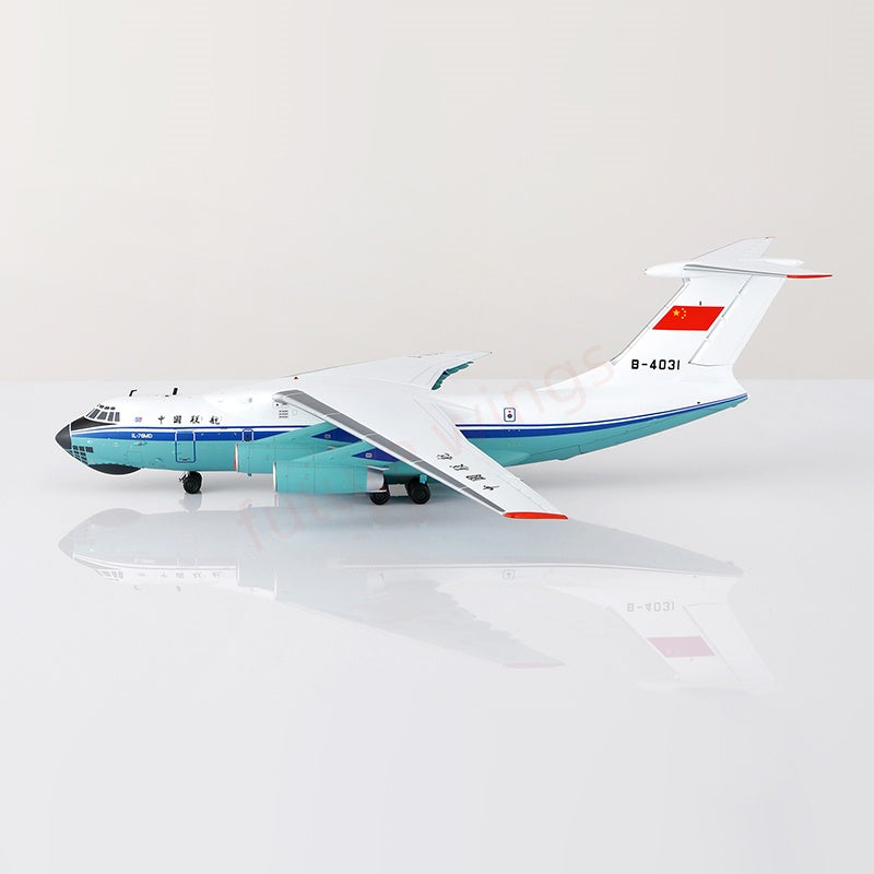 1:200 SQ Wings China United Ilyushin IL-76 B-4031 B-4035 B-4037 Diecast Aircraft Model