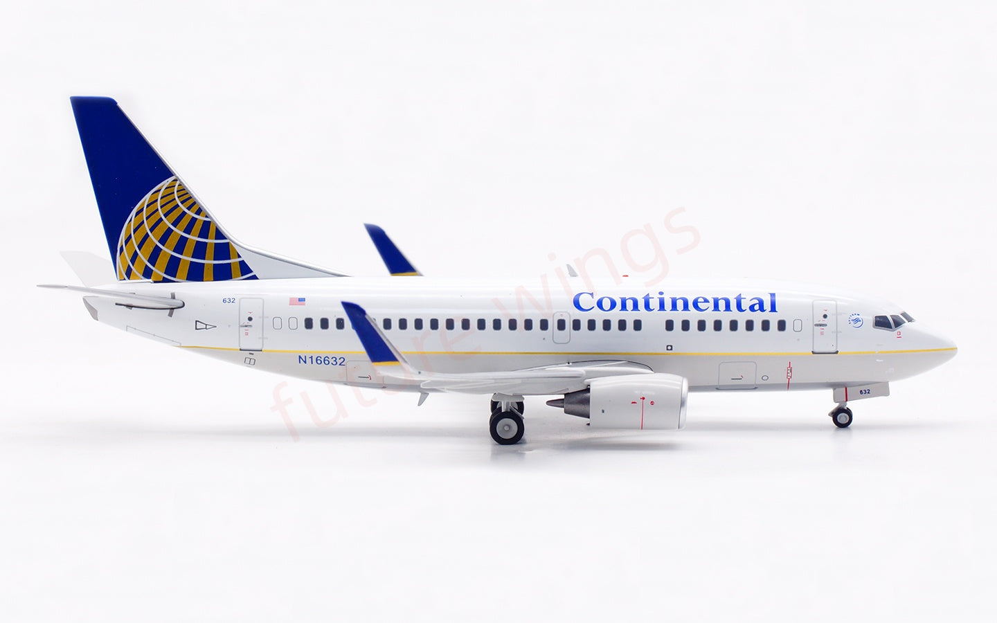1:200 InFlight200 Continental Airlines B737-500 N16632 Diecast Aircraft Model