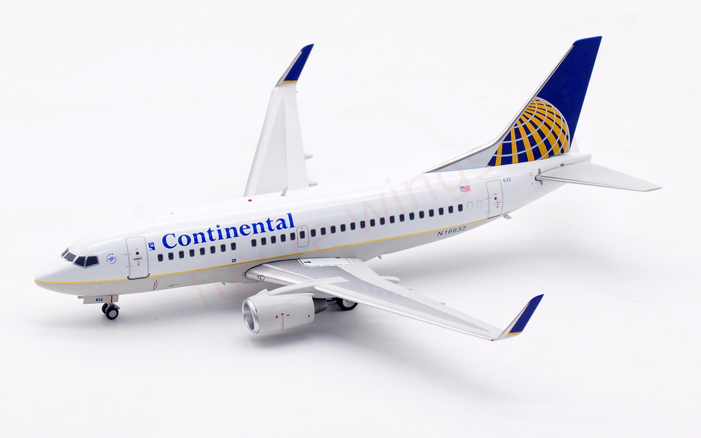 1:200 InFlight200 Continental Airlines B737-500 N16632 Diecast Aircraft Model