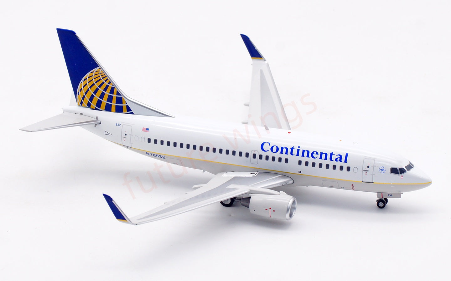 1:200 InFlight200 Continental Airlines B737-500 N16632 Diecast Aircraft Model