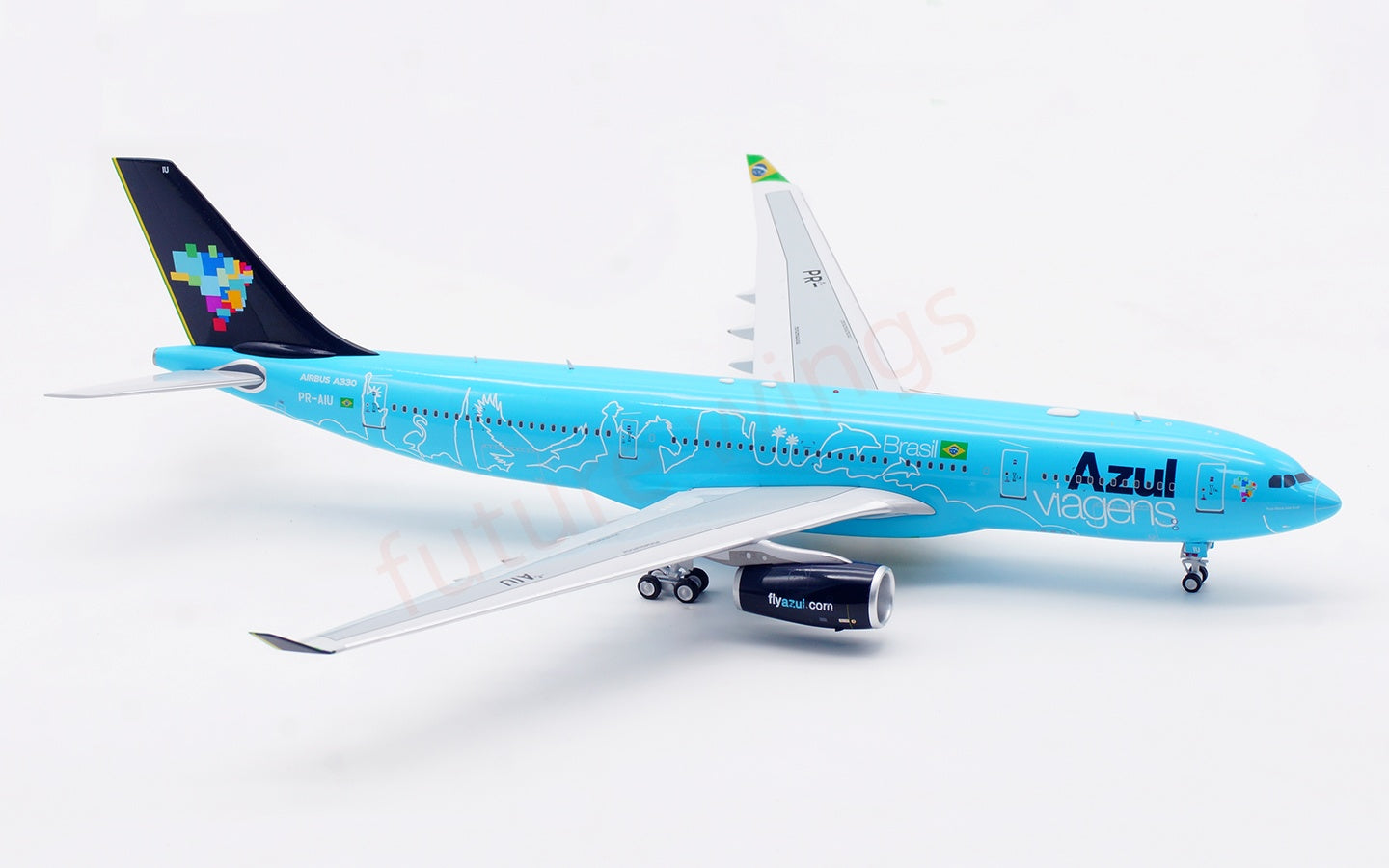 1:200 InFlight200 Azul A330-200 PR-AIU Aircraft Model With Stand