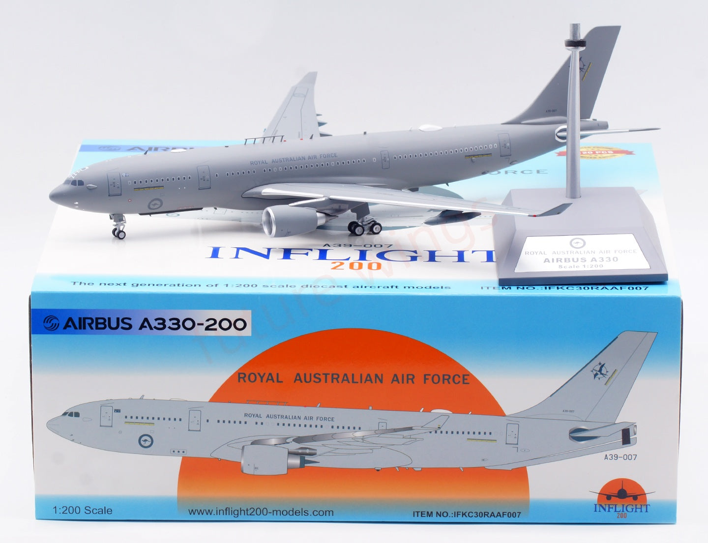 1:200 InFlight200 Royal Australian Air Force KC-30A A39-007 Aircraft Model With Stand
