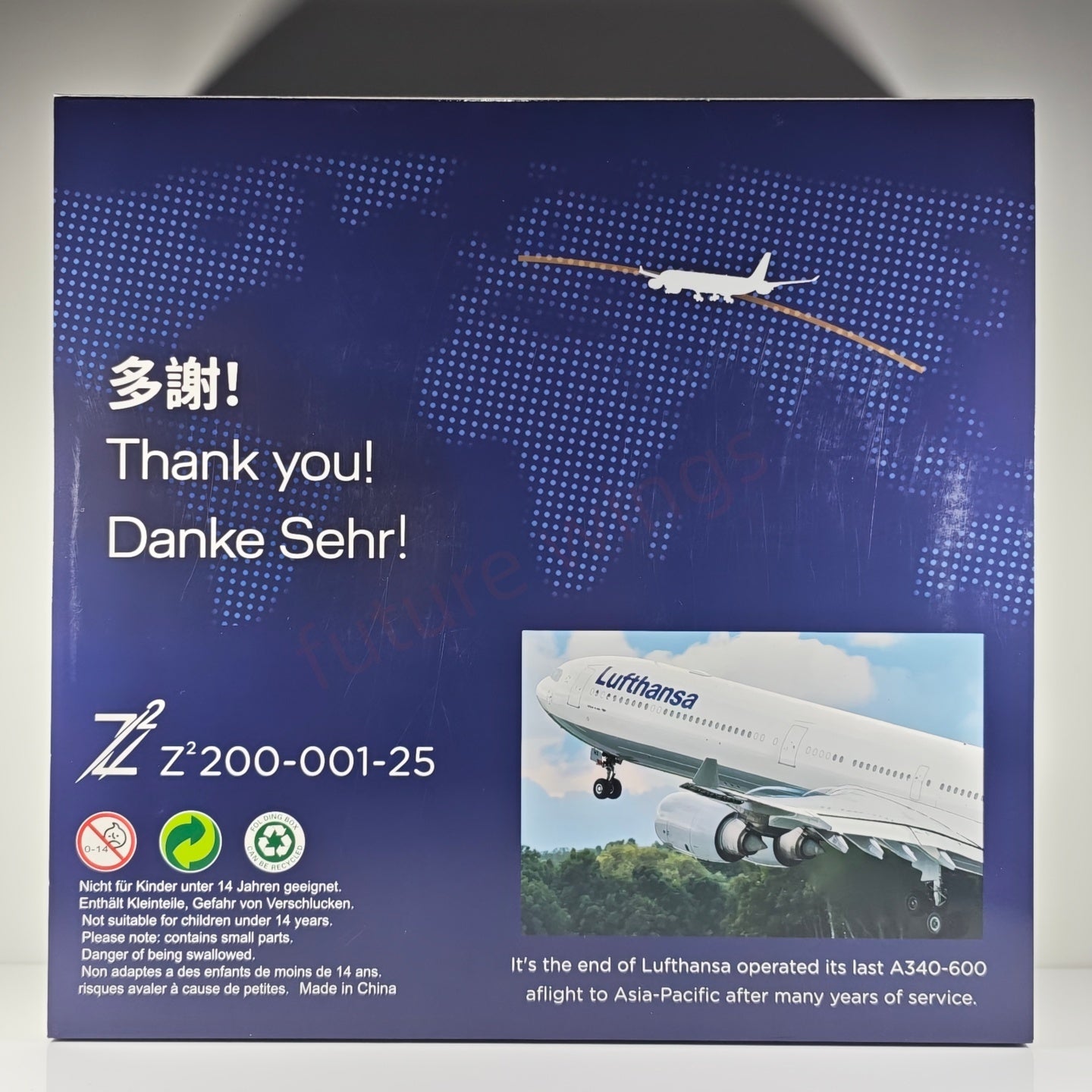 1:200 Z² Model(JC Wings) Lufthansa Airlines A340-600 D-AIHX