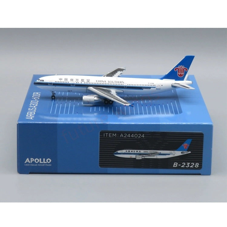 1:400 Apollo China Southern Airlines A300-600R B-2315 B-2323 B-2328 Aircraft Model+Free Tractor