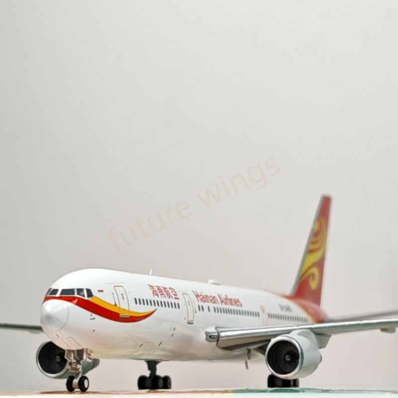 1:400 Geministar Hainan Airlines B767-300ER B-2491 Aircraft Model+Free Tractor