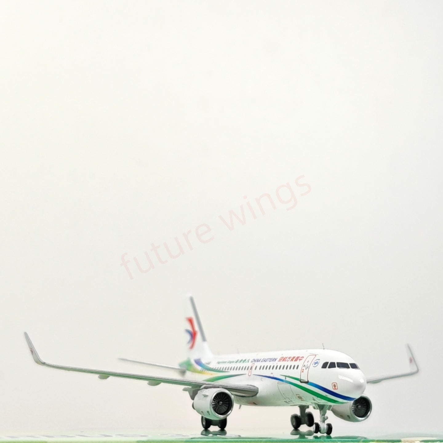 1:400 Geministar China Eastern Airlines A319 B-6452 B-6458 Aircraft Model+Free Tractor