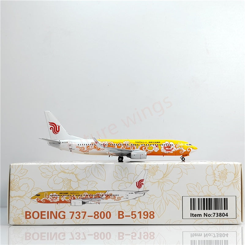 1:400 Geministar Air China B737/A320-200 "Peony Livery" Aircraft Model+Free Tractor