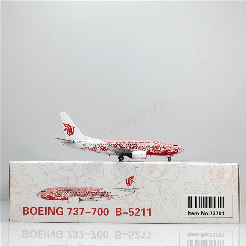 1:400 Geministar Air China B737/A320-200 "Peony Livery" Aircraft Model+Free Tractor