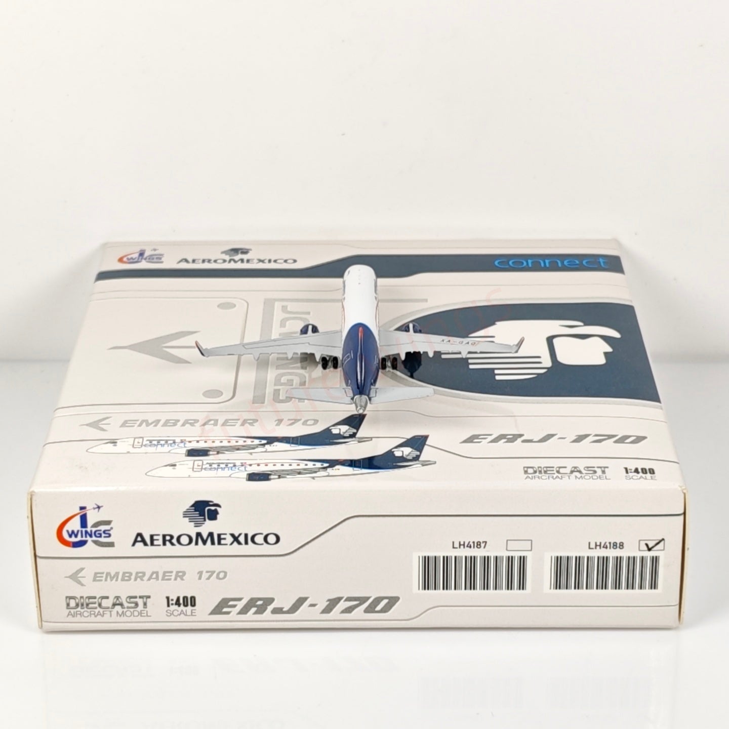 1:400 JC Wings LH4188 AeroMexico ERJ-170LR XA-GAQ Aircraft Model+Free Tractor