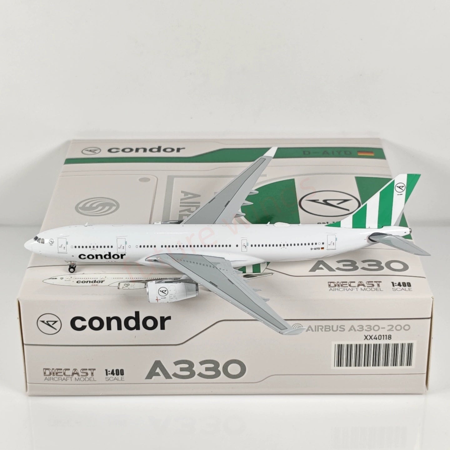 1:400 JC Wings XX40118 Condor A330-200 D-AIYD Aircraft Model+Free Tractor