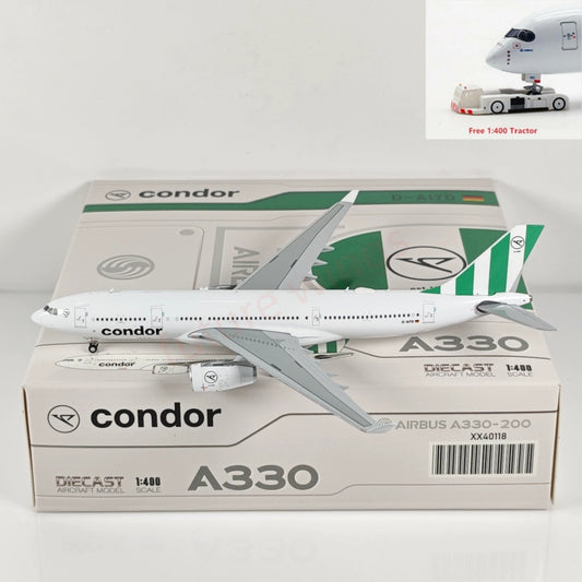 1:400 JC Wings XX40118 Condor A330-200 D-AIYD Aircraft Model+Free Tractor