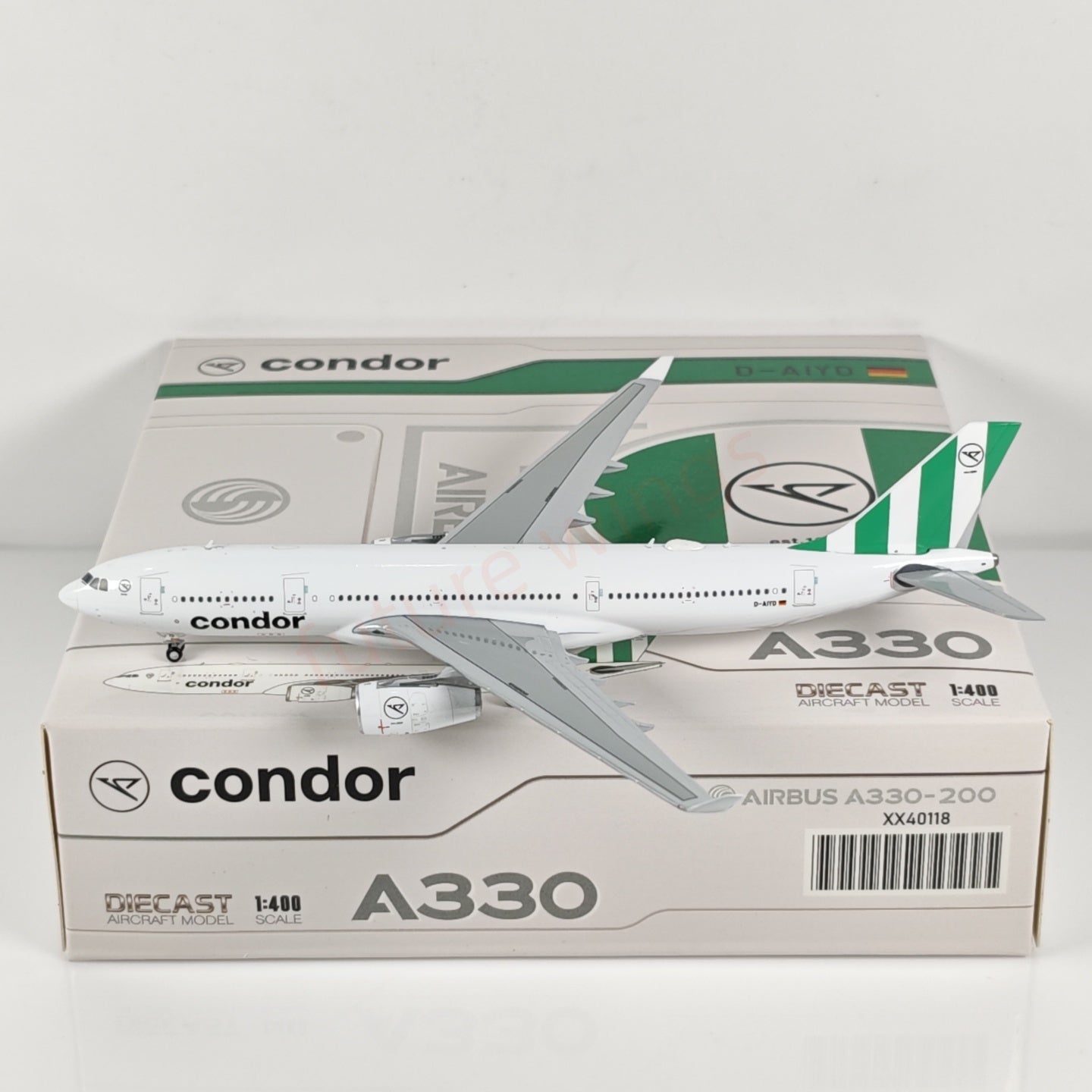 1:400 JC Wings XX40118 Condor A330-200 D-AIYD Aircraft Model+Free Tractor