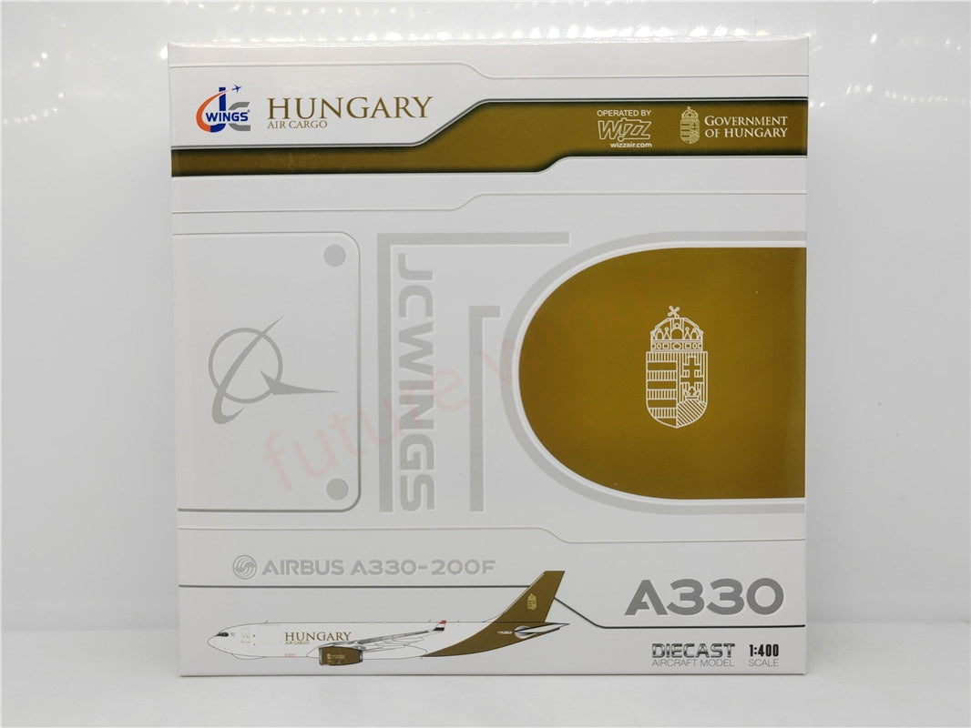 1:400 JC Wings LH4268 Hungary Air Cargo A330-200F HA-LHU Aircraft Model+Free Tractor