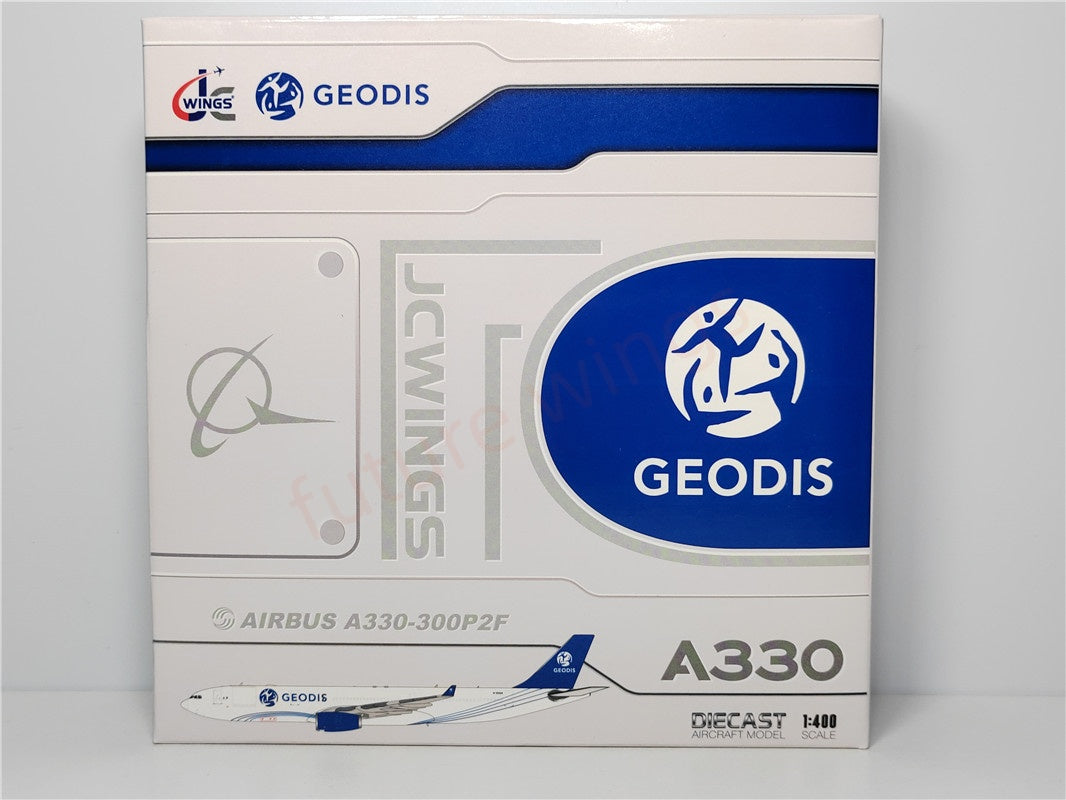 1:400 JC Wings LH4267 GEODIS A330-300F G-EODS Aircraft Model+Free Tractor