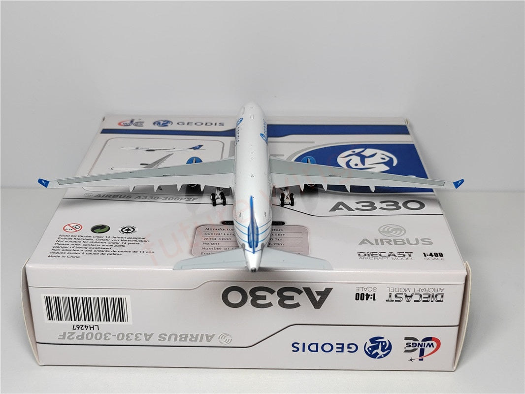 1:400 JC Wings LH4267 GEODIS A330-300F G-EODS Aircraft Model+Free Tractor