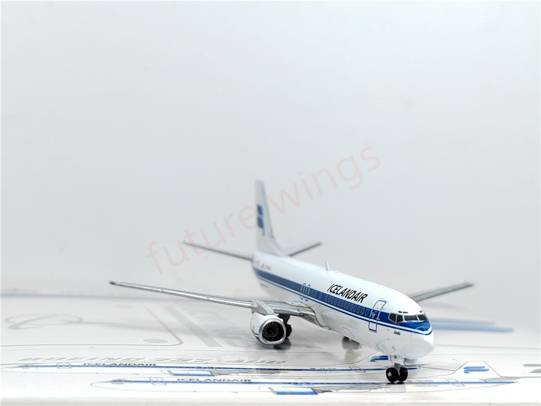 1:400 JC Wings LH4307 LH4309 Iceland Air B737-400 TF-FIA TF-FID Aircraft Model+Free Tractor