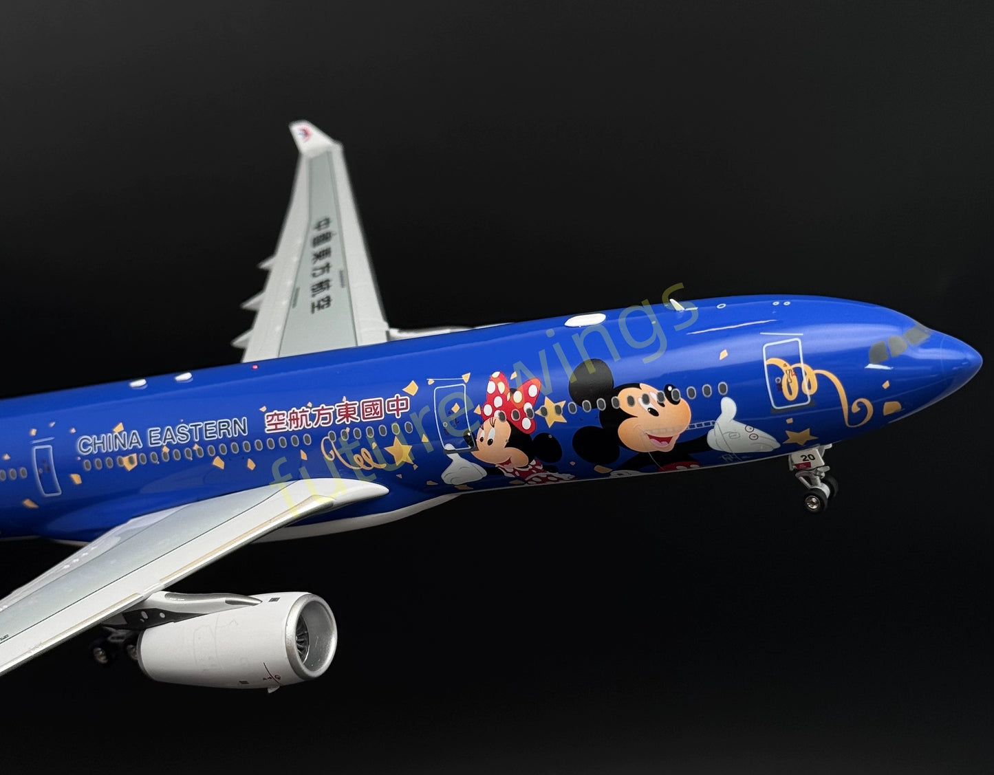 1:200 KJ Models(InFlight200) China Eastern Airlines A330-300 B-6120 Aircraft Model With Stand