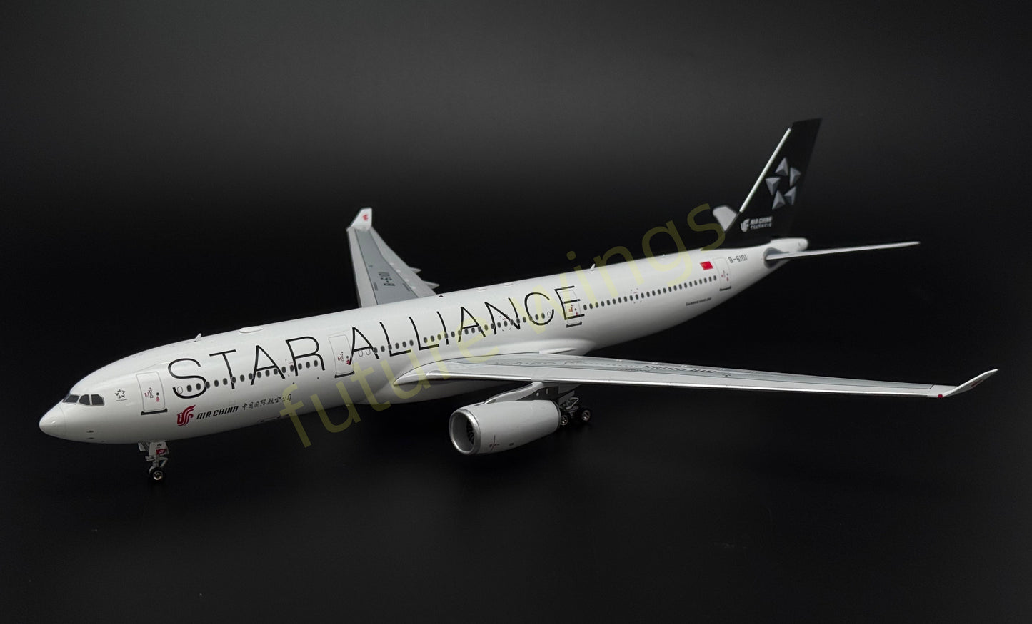 1:200 KJ Models(InFlight200) Air China A330-300 B-6101 "Star Alliance" Aircraft Model With Stand
