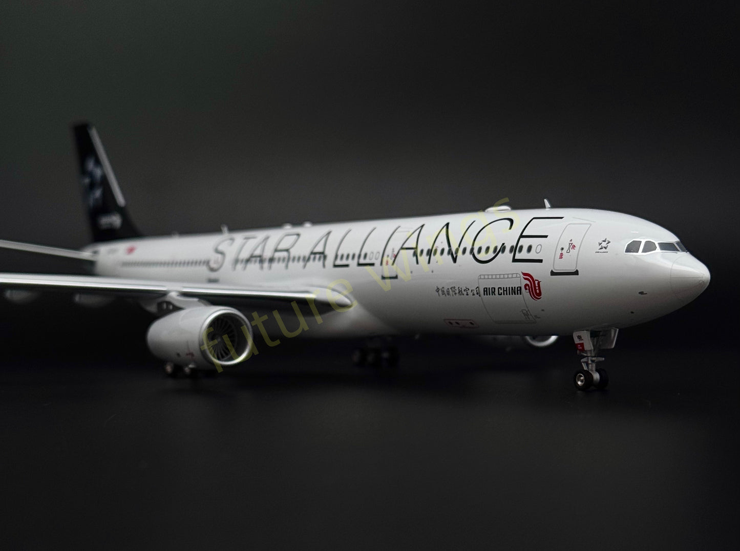 1:200 KJ Models(InFlight200) Air China A330-300 B-6101 "Star Alliance" Aircraft Model With Stand