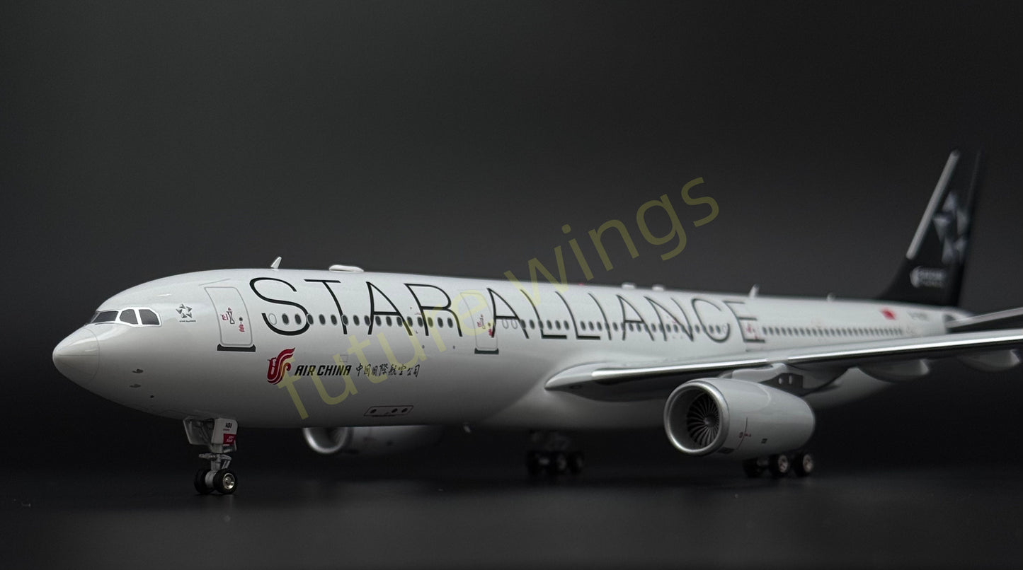 1:200 KJ Models(InFlight200) Air China A330-300 B-6101 "Star Alliance" Aircraft Model With Stand