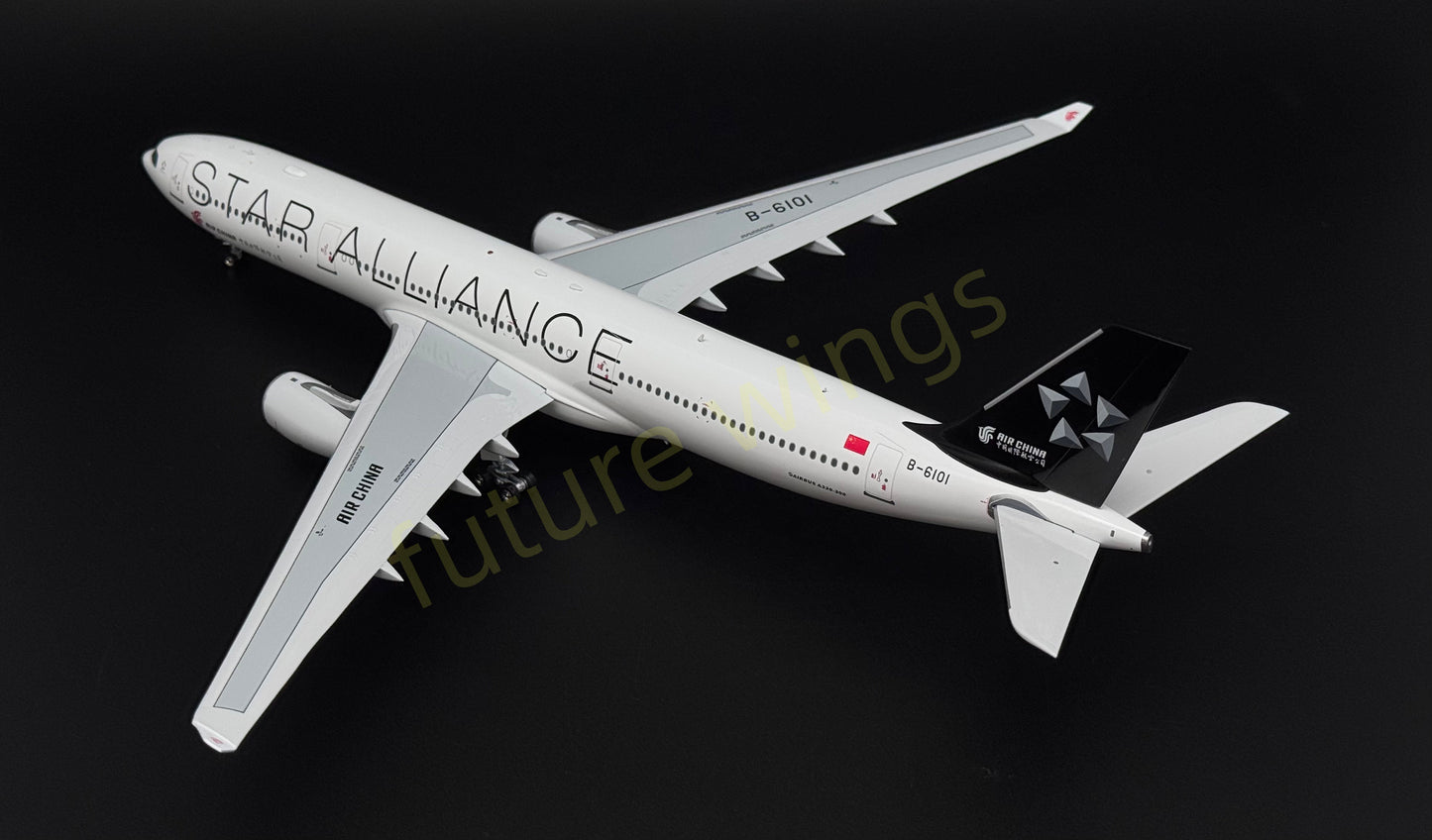 1:200 KJ Models(InFlight200) Air China A330-300 B-6101 "Star Alliance" Aircraft Model With Stand