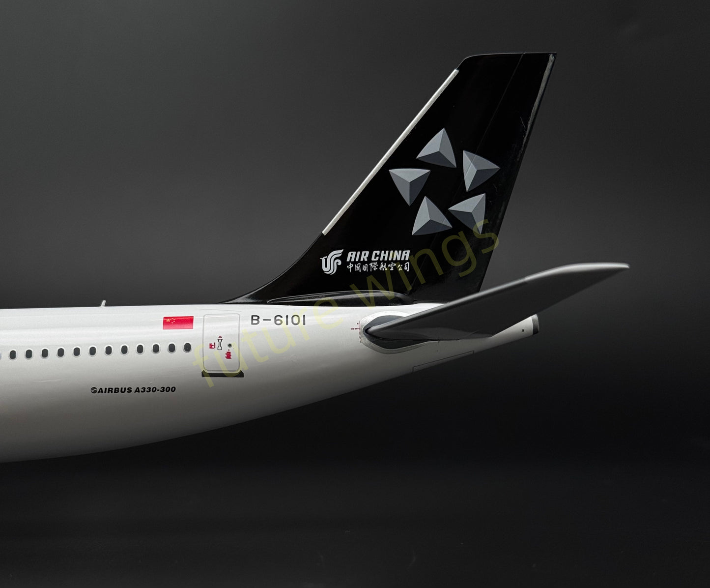 1:200 KJ Models(InFlight200) Air China A330-300 B-6101 "Star Alliance" Aircraft Model With Stand