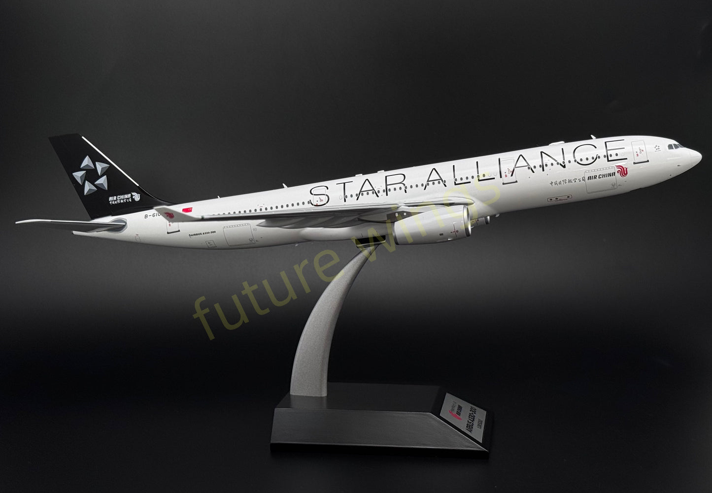 1:200 KJ Models(InFlight200) Air China A330-300 B-6101 "Star Alliance" Aircraft Model With Stand