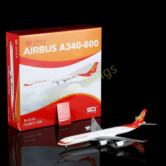 1:200 SQ Wings Hainan Airlines A340-600 B-6508 B-6509 B-6510 Aircraft Model