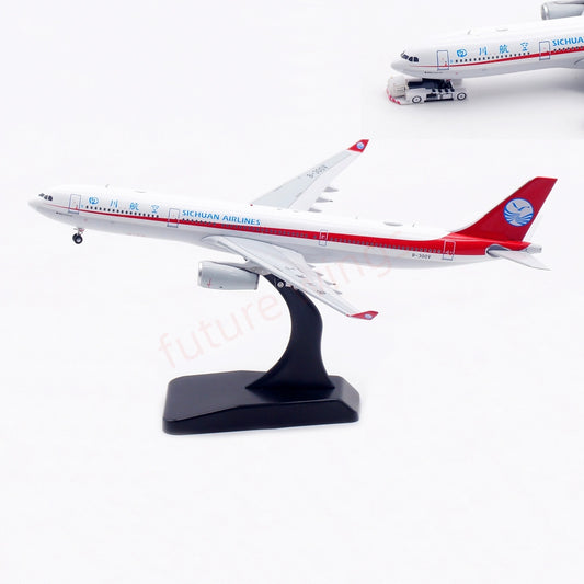 1:400 Aviation400 SiChuan Airlines A330-300 B-300V Aircraft Model Free Tractor+Stand