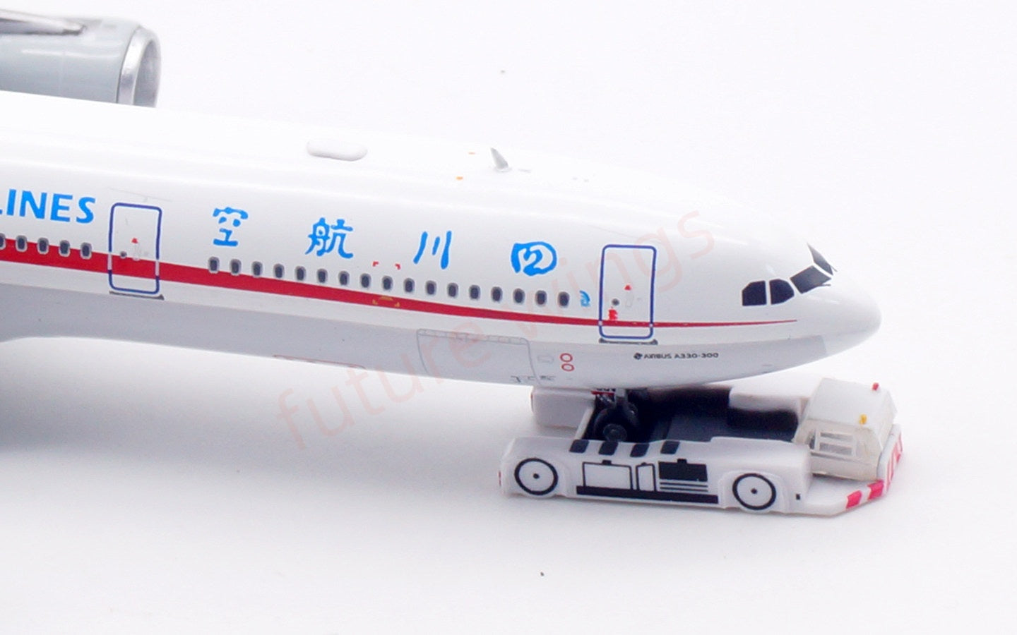 1:400 Aviation400 SiChuan Airlines A330-300 B-300V Aircraft Model Free Tractor+Stand