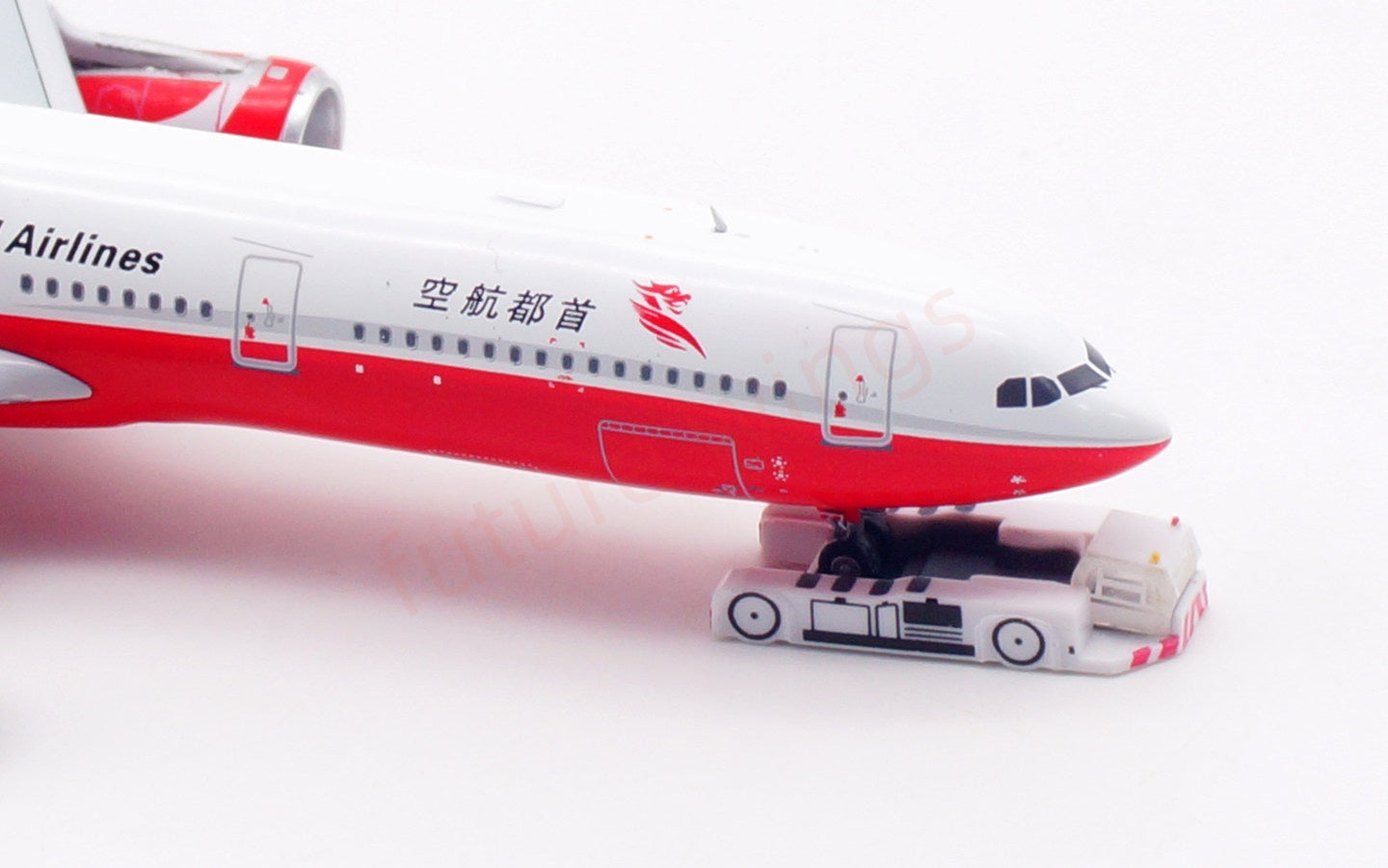 1:400 Aviation400 Capital Airlines A330-300 B-309T Aircraft Model Free Tractor+Stand