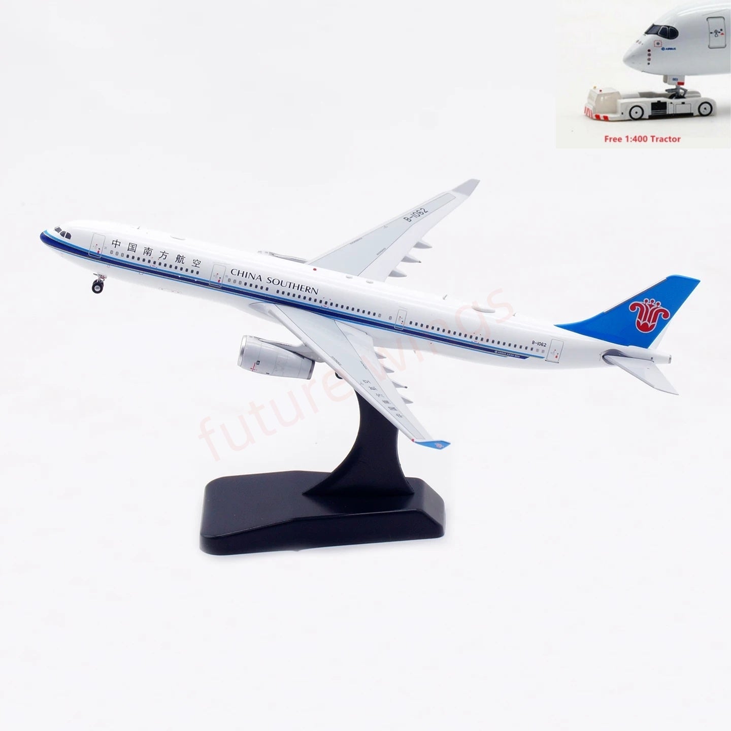 1:400 Aviation400 China Southern Airlines A330-300 B-1062 B-1063 B-1065 B-8365 B-8366 Aircraft Model Free Tractor+Stand