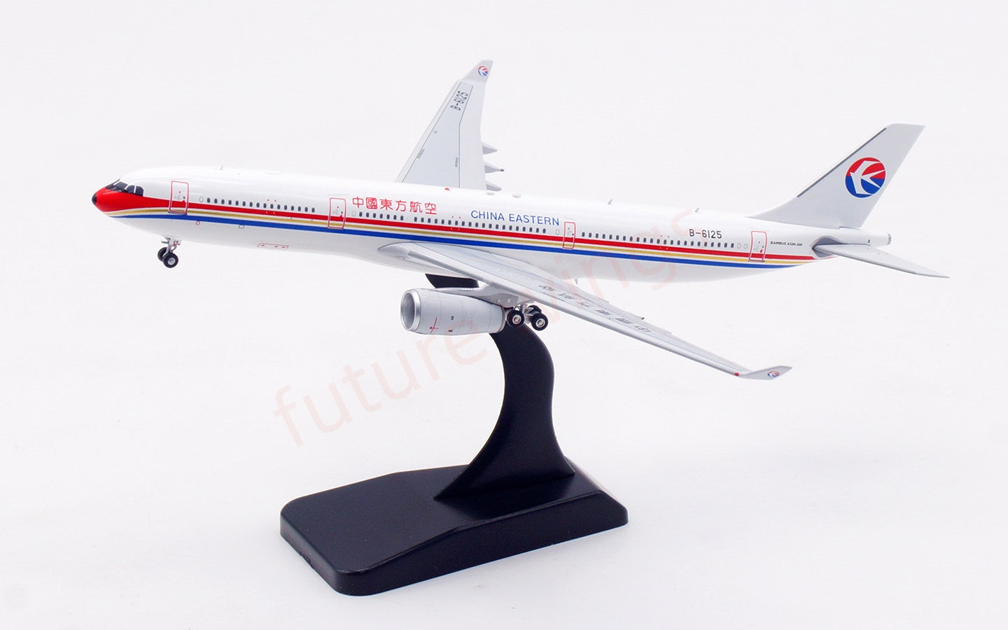 1:400 Aviation400 China Eastern Airlines A330-300 B-6125 B-6095 Aircraft Model Free Tractor+Stand