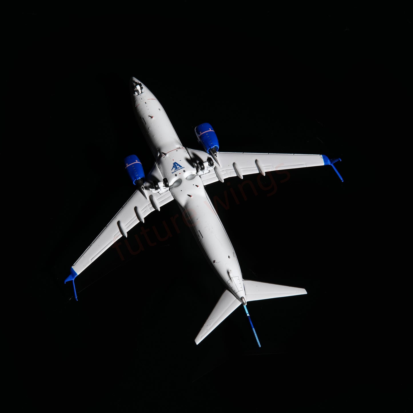 1:400 AeroPolaris United Airlines B737-800 N12218 Aircraft Model+Free Tractor