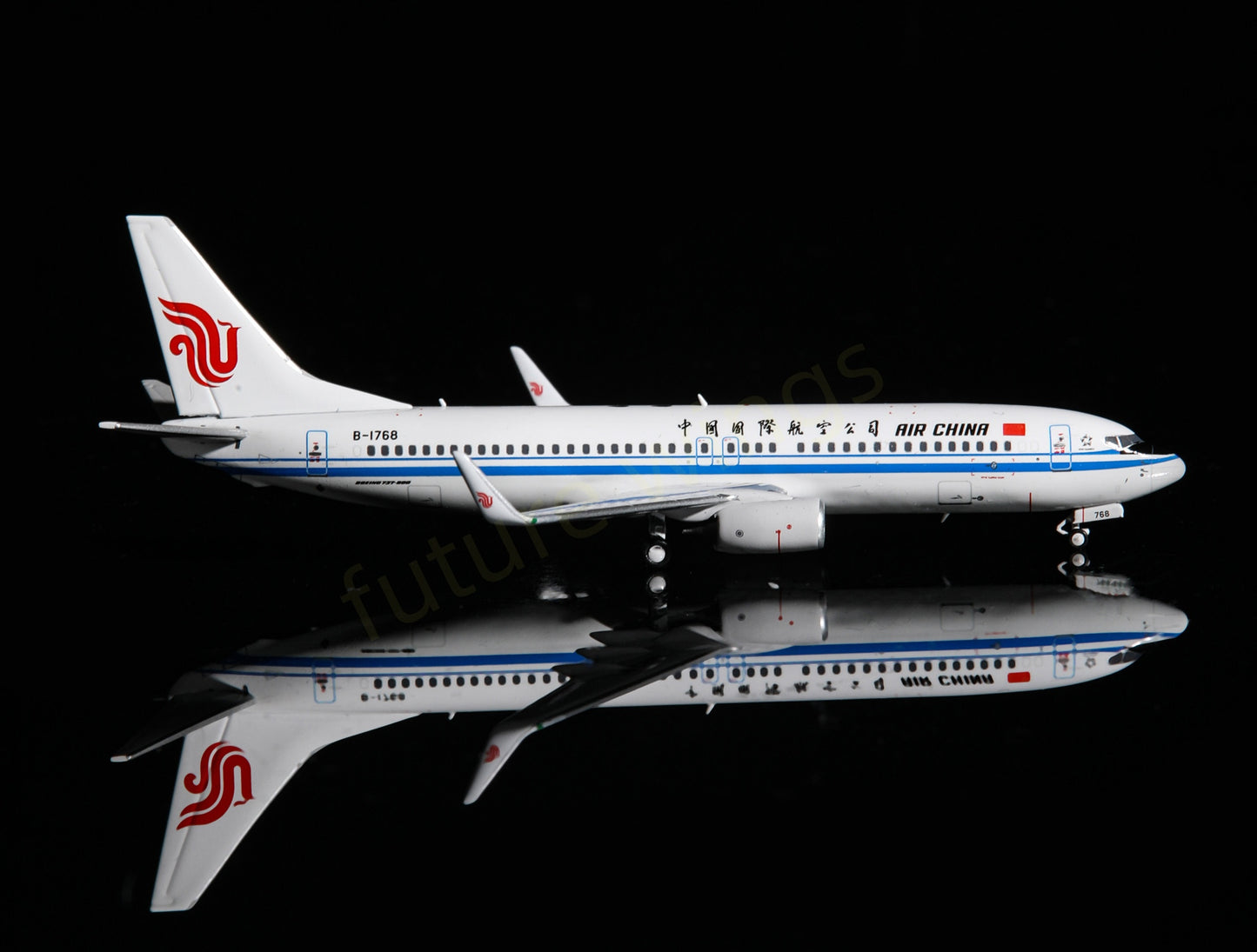1:400 AeroPolaris Air China B737-800 B-1768 Aircraft Model+Free Tractor
