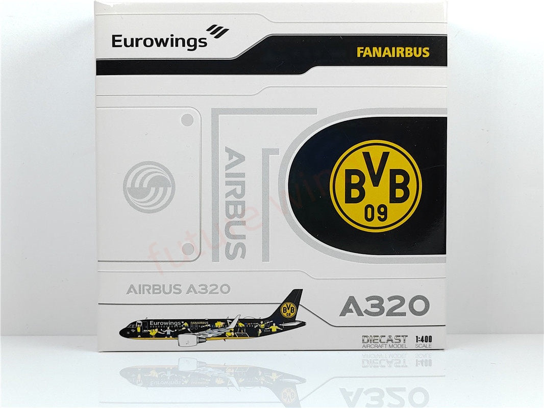 1:400 JC Wings XX40092 Eurowings A320 D-AEWM Aircraft Model+Free Tractor