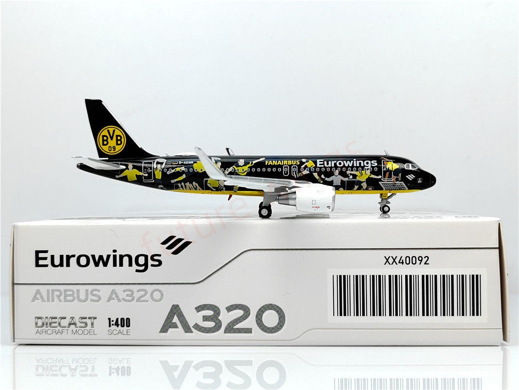 1:400 JC Wings XX40092 Eurowings A320 D-AEWM Aircraft Model+Free Tractor