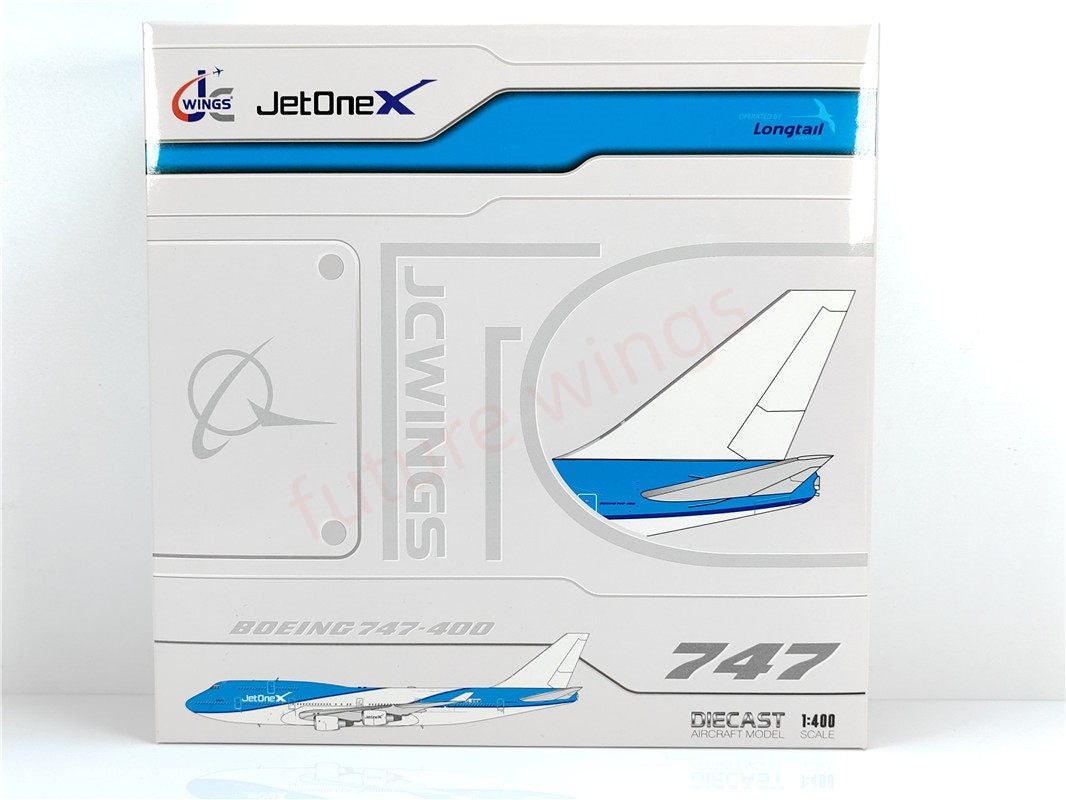 1:400 JC Wings LH4284 JetOneX B747-400 VQ-BWM Aircraft Model+Free Tractor