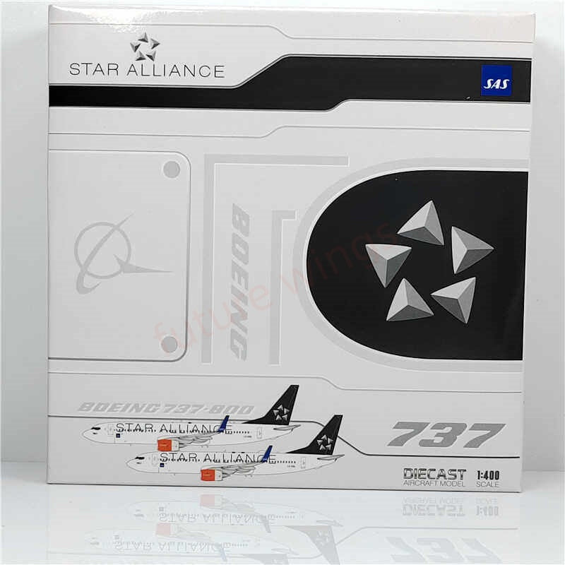 1:400 JC Wings XX40022 SAS B737-800 LN-RRE "STAR ALLIANCE"Aircraft Model+Free Tractor