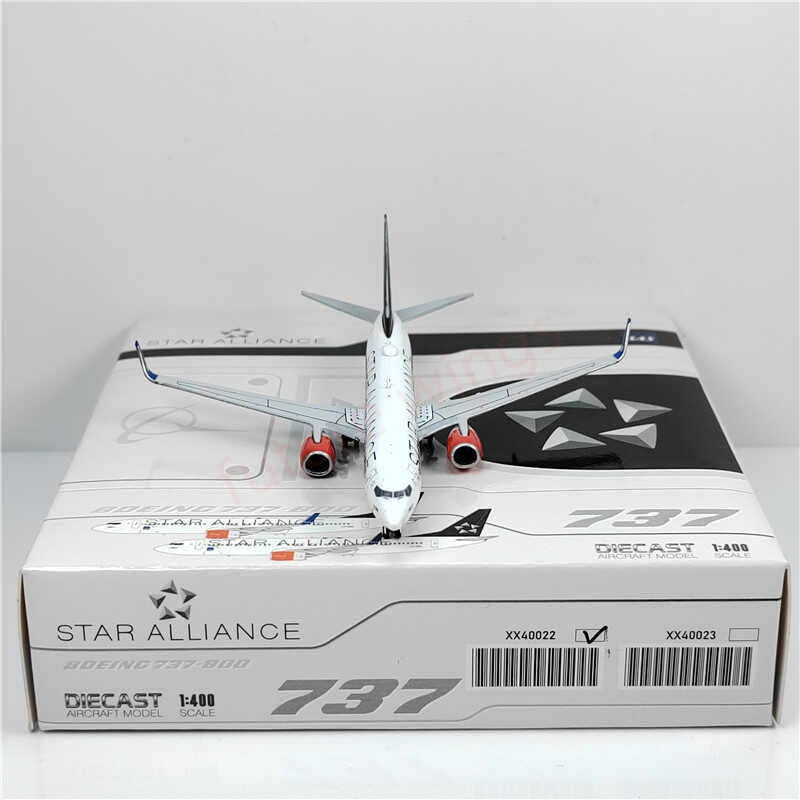 1:400 JC Wings XX40022 SAS B737-800 LN-RRE "STAR ALLIANCE"Aircraft Model+Free Tractor