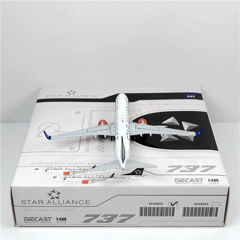 1:400 JC Wings XX40022 SAS B737-800 LN-RRE "STAR ALLIANCE"Aircraft Model+Free Tractor