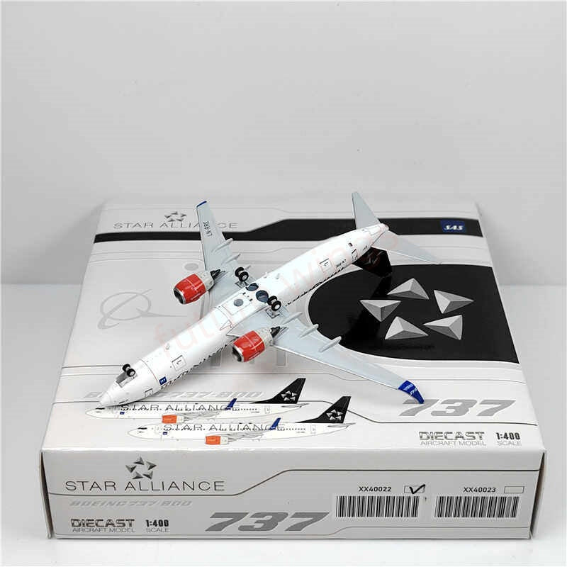 1:400 JC Wings XX40022 SAS B737-800 LN-RRE "STAR ALLIANCE"Aircraft Model+Free Tractor