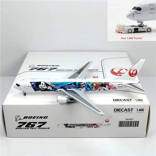 1:400 JC Wings SA4017 JAL B767-300ER JA615J Aircraft Model+Free Tractor