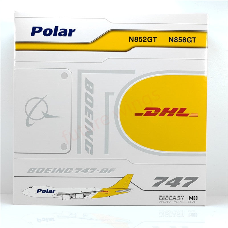 1:400 JC Wings XX40157 Polar B747-8F N852GT Aircraft Model+Free Tractor