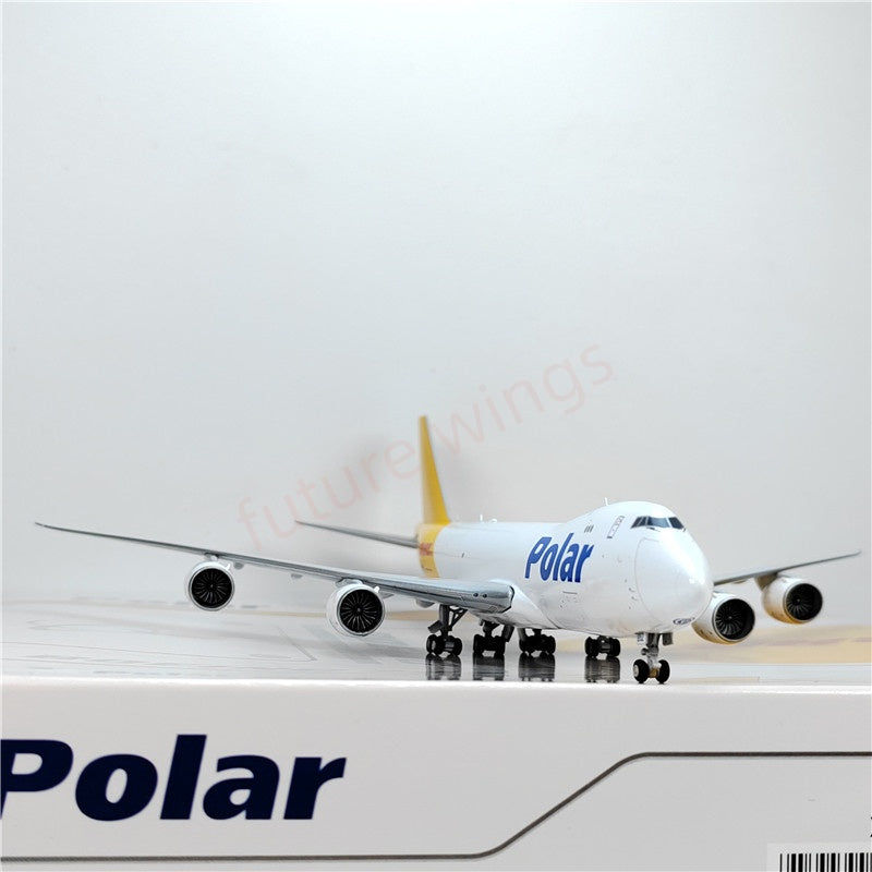 1:400 JC Wings XX40157 Polar B747-8F N852GT Aircraft Model+Free Tractor