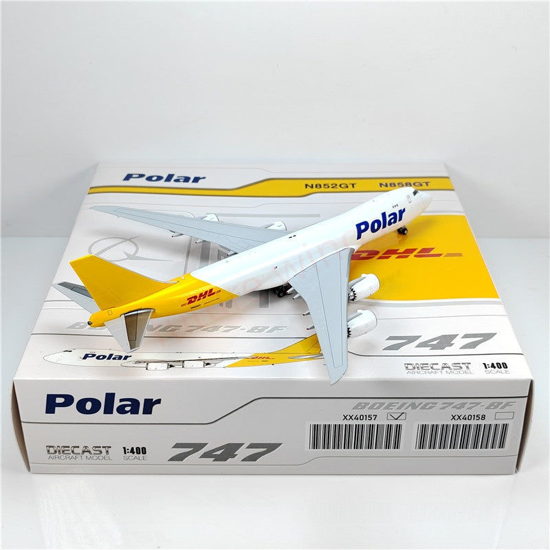 1:400 JC Wings XX40157 Polar B747-8F N852GT Aircraft Model+Free Tractor