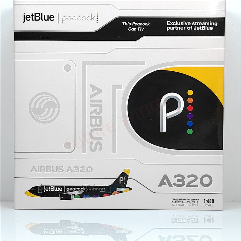 1:400 JC Wings XX40195 Jetblue A320 N706JB Aircraft Model+Free Tractor