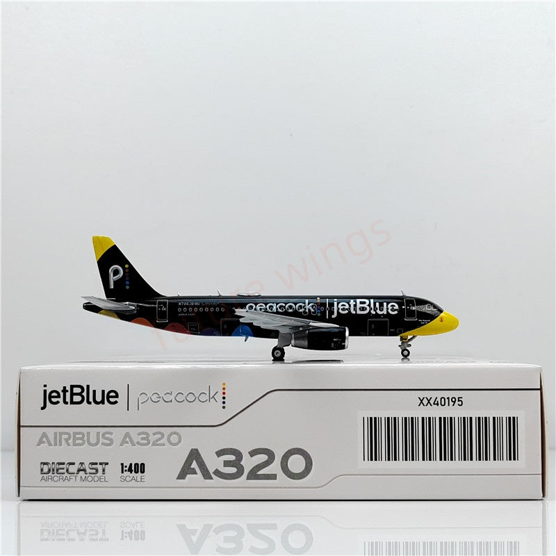 1:400 JC Wings XX40195 Jetblue A320 N706JB Aircraft Model+Free Tractor